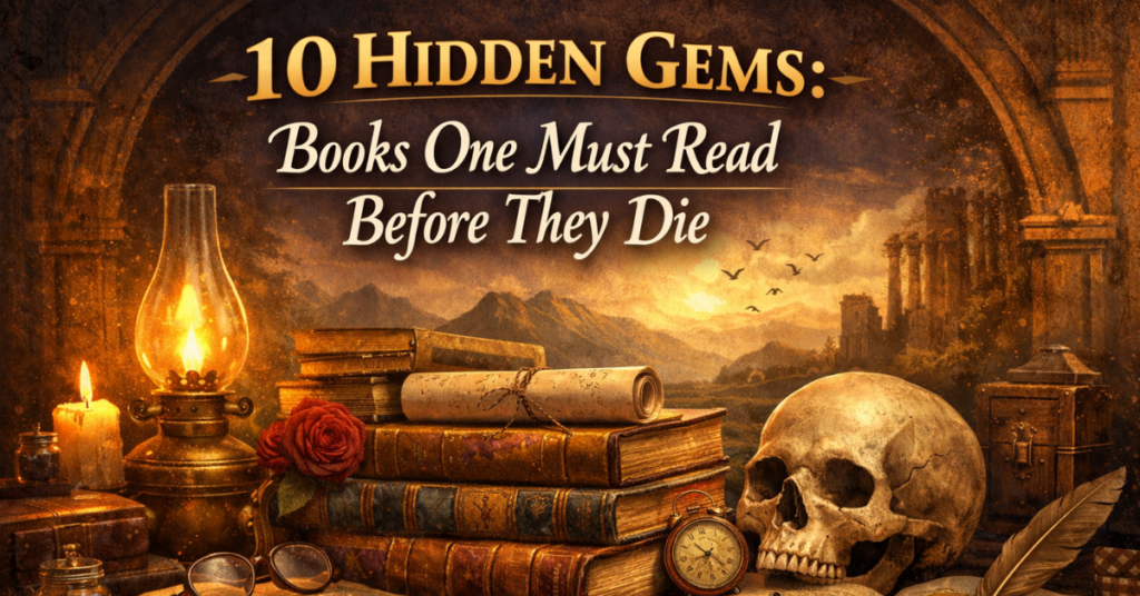 Books one must read before they die featured in a hidden gems reading list