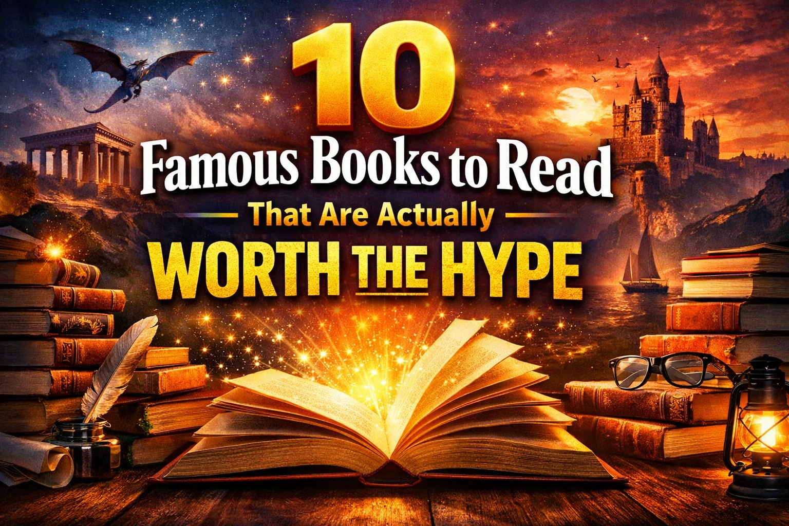 10 Famous Books to Read – Worth the Hype