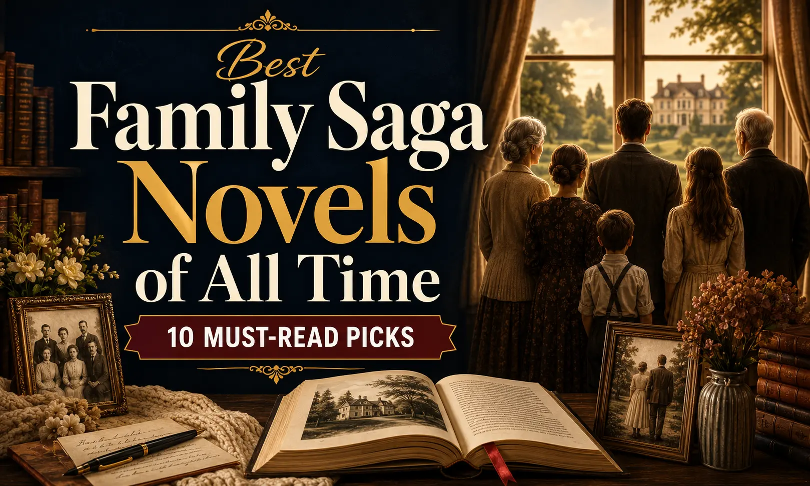 Best Family Saga Novels of All Time (10 Must-Read Picks)